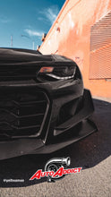 Load image into Gallery viewer, 2016-2018 Chevy Camaro ZL1 1LE Track Package Front Bumper Conversion 11pcs Full Kit Flat BLK