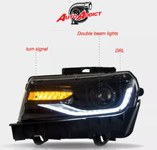 Load image into Gallery viewer, 2014-2015 Chevy Camaro 6th Gen Style Headlights Projector LED DRL&#39;S