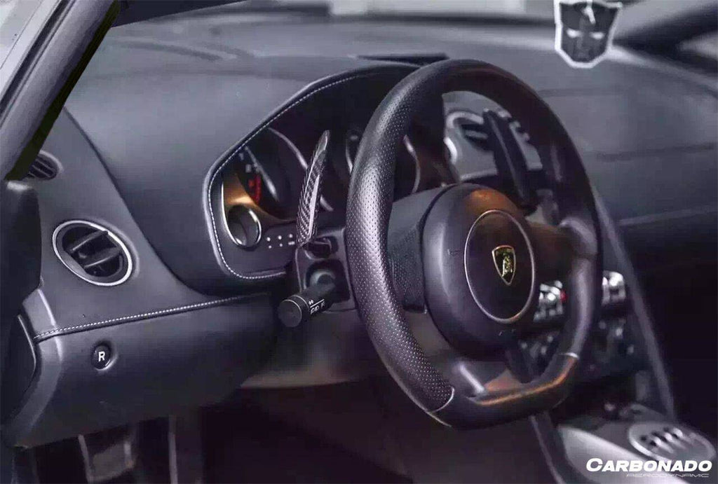 2004-2014 Lamborghini Gallardo OE Style Autoclave Carbon Fiber Shift Paddles - Carbonado