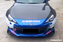 Load image into Gallery viewer, 2012-2016 Subaru BRZ RBY1 Style Carbon Fiber Front Lip - Carbonado Aero
