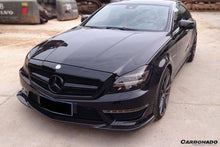 Load image into Gallery viewer, 2011-2013 Mercedes Benz W218 CLS63 AMG BKSS Style Carbon Fiber Front Lip - Carbonado Aero