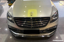 Load image into Gallery viewer, 2017-2020 Mercedes Benz S63 AMG W222.2 Sedan MSY Style Carbon Fiber Front Lip - Carbonado