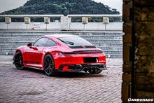 Load image into Gallery viewer, 2019-2023 Porsche 911 992 Carrera/Targa Sport Design Bumper WP Style Dry Carbon Fiber Rear Lip - Carbonado Aero