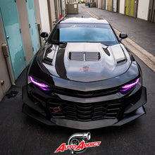 Load image into Gallery viewer, 2016-2024 CHEVY CAMARO TYPE-T2 FULL CARBON FIBER HOOD