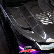 Load image into Gallery viewer, 2016-2024 CHEVY CAMARO TYPE-T2 FULL CARBON FIBER HOOD