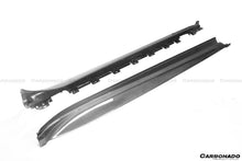 Load image into Gallery viewer, 2019-2023 Porsche Taycan 4/4S/GTS/TURBO OD Style DRY Carbon Fiber Side Skirts - Carbonado Aero