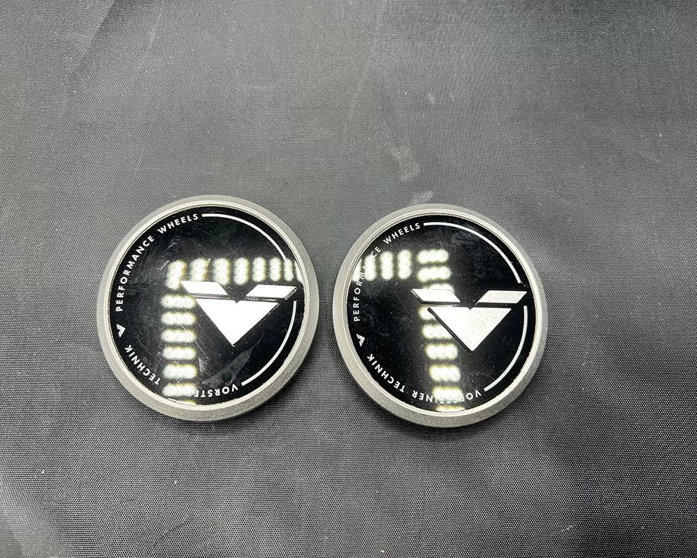 Vorsteiner 2016 V-FF Designer Series Silver Center Caps Set of 2 CLEARANCE