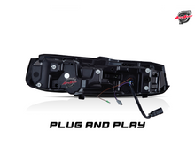 Load image into Gallery viewer, 2019-2025 CHEVY CAMARO UMBRA LED TAILLIGHTS GLOSS BLACK/SMOKE LENS