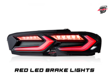 Load image into Gallery viewer, 2019-2025 CHEVY CAMARO UMBRA LED TAILLIGHTS GLOSS BLACK/SMOKE LENS