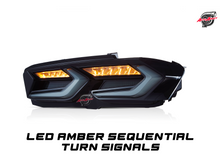 Load image into Gallery viewer, 2019-2025 CHEVY CAMARO UMBRA LED TAILLIGHTS GLOSS BLACK/SMOKE LENS
