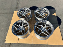 Load image into Gallery viewer, AL13 D014 Monoblock Wheel Set of 4 20x9 20x12 5x112 Classic Satin Silver Lamborghini Huracan/Audi R8 CLEARANCE