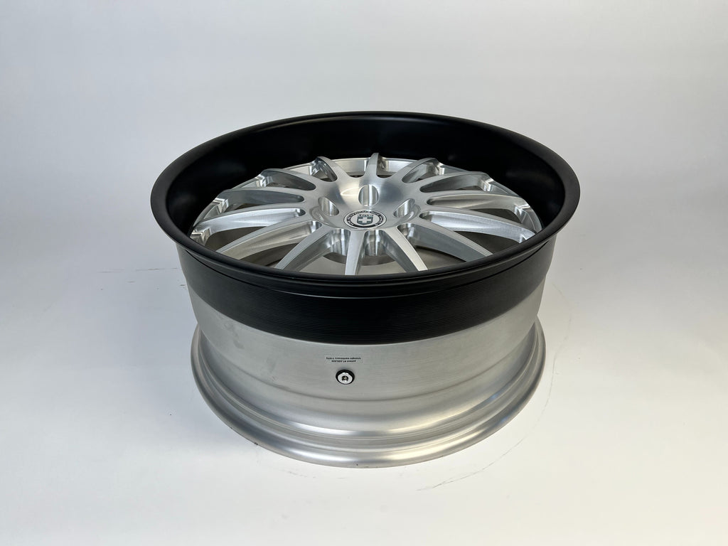 HRE Wheels 893R Brushed Center with a Flat Black Lip 22x10 - Single Wheel CLEARANCE