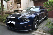 Load image into Gallery viewer, 2010-2014 Ford Mustang GT500 Black Momba BC1 Style Hood - Carbonado