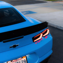 Load image into Gallery viewer, 2019-2025 CHEVY CAMARO UMBRA LED TAILLIGHTS GLOSS BLACK/SMOKE LENS