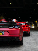Load image into Gallery viewer, 2019-2025 CHEVY CAMARO UMBRA LED TAILLIGHTS GLOSS BLACK/SMOKE LENS