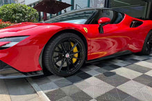 Load image into Gallery viewer, 2020-UP Ferrari SF90 Stradale OE Style Autoclave Carbon Fiber Side Skirts - Carbonado