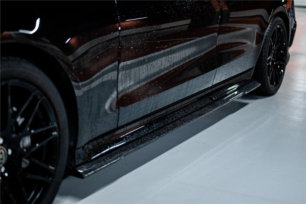 2021-UP Mercedes Benz S Class W223 Sedan MSY Style Side Skirts Under Board (Long Model) - Carbonado