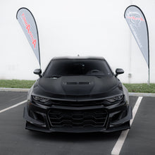 Load image into Gallery viewer, 2019-2025 Chevy Camaro ZL1 1LE Track Package Front Bumper Conversion 13pcs Full Kit Flat BLK for RS Headlights