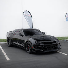 Load image into Gallery viewer, 2019-2025 Chevy Camaro ZL1 1LE Track Package Front Bumper Conversion 13pcs Full Kit Flat BLK for RS Headlights