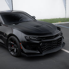 Load image into Gallery viewer, 2019-2025 Chevy Camaro ZL1 1LE Track Package Front Bumper Conversion 13pcs Full Kit Flat BLK for RS Headlights