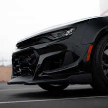 Load image into Gallery viewer, 2019-2025 Chevy Camaro ZL1 1LE Track Package Front Bumper Conversion 13pcs Full Kit Flat BLK for RS Headlights