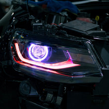Load image into Gallery viewer, 2016-2018 Chevy Camaro RGB OEM Replica Projector Headlights – Custom RGBW Bluetooth Control