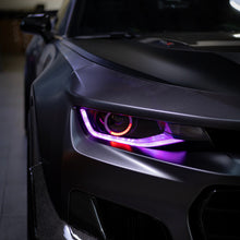 Load image into Gallery viewer, 2016-2018 Chevy Camaro RGB OEM Replica Projector Headlights – Custom RGBW Bluetooth Control