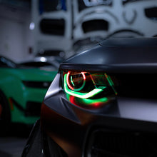 Load image into Gallery viewer, 2016-2018 Chevy Camaro RGB OEM Replica Projector Headlights – Custom RGBW Bluetooth Control
