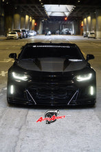 Load image into Gallery viewer, 2016-2018 Chevy Camaro ZL1 Front Bumper Conversion 7pcs Ful Kit Flat BLK