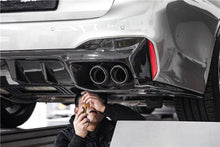 Load image into Gallery viewer, 2018-2023 BMW F90 M5 D3 Style Carbon Fiber Rear Lip w/ Caps - Carbonado Aero