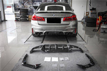 Load image into Gallery viewer, 2018-2023 BMW F90 M5 D3 Style Carbon Fiber Rear Lip w/ Caps - Carbonado Aero