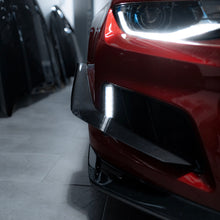 Load image into Gallery viewer, 2017-2025 Chevy Camaro ZL1 1LE Canards Double Sided Carbon Fiber (Pair)