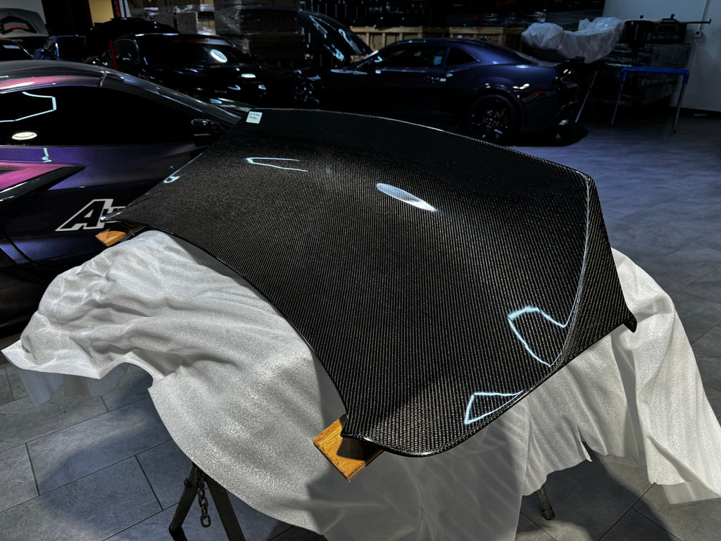 OPEN BOX 2016-2024 Camaro Carbon Fiber Trunk Double Sided Decklid With Integrated Spoiler