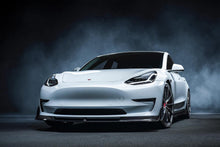 Load image into Gallery viewer, 2017-2023 Tesla Model 3 VRS Style Carbon Fiber Front Lip - Carbonado