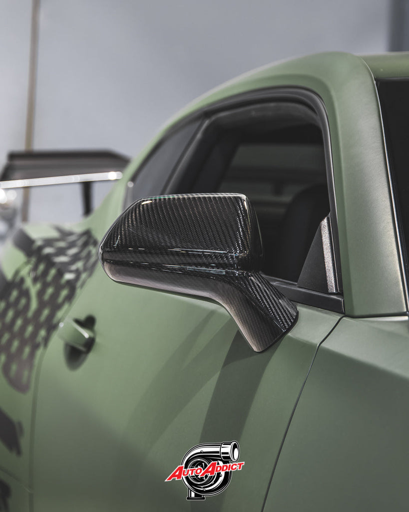 2016-2024 Chevy Camaro Carbon Fiber Mirror Caps