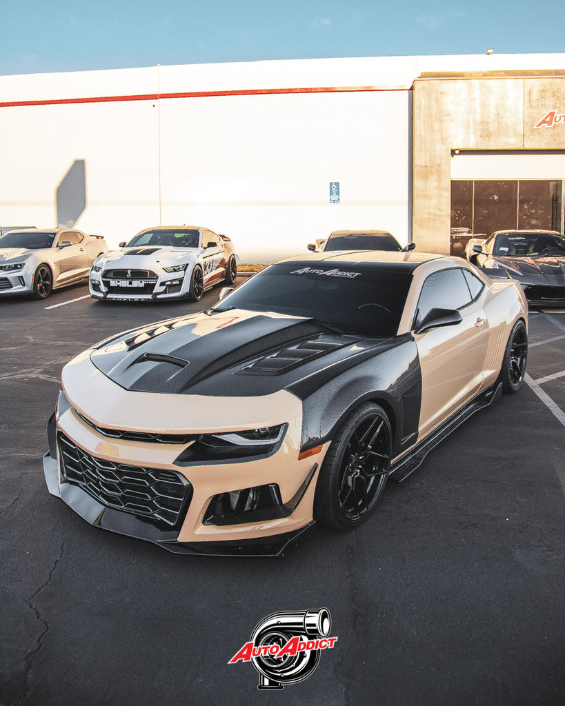 2010-2015 CHEVY CAMARO TYPE-SS CARBON FIBER FENDERS (PAIR)