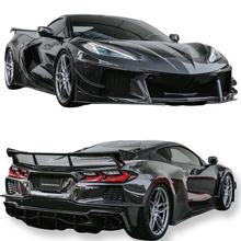 Load image into Gallery viewer, 2020-2024 Corvette C8 Deluxe Wide Track Package Full Carbon Fiber Kit Bumper to Bumper