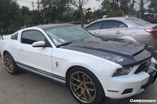 Load image into Gallery viewer, 2005-2009 Ford Mustang GT/V6 Black Momba BC1 Style Hood - Carbonado Aero