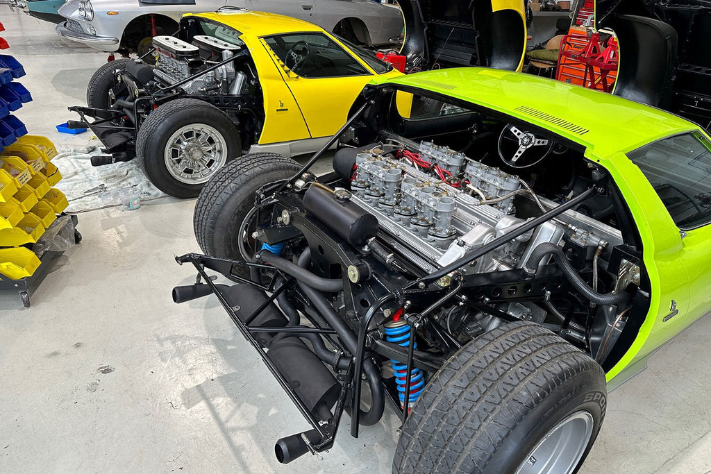 QuickSilver Lamborghini Miura P400 inc. S, SV Stainless Steel Manifolds 1966-1972