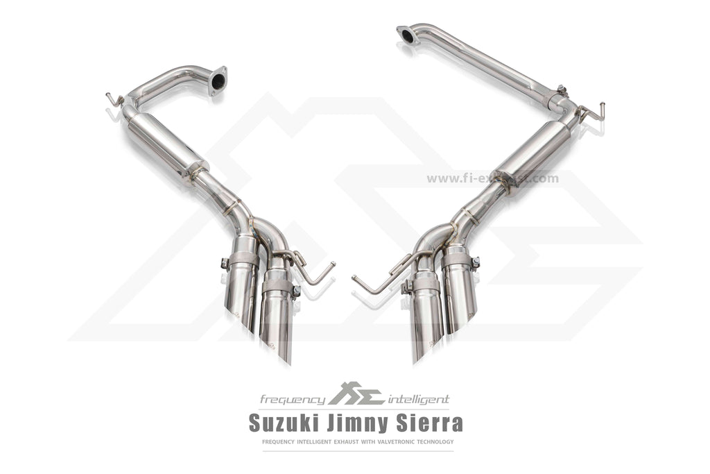 Valvetronic Exhaust System for Suzuki Jimny Sierra JB74 | 1.5L K15B | Quad Tips | 2019+ | Different Dealer Discount