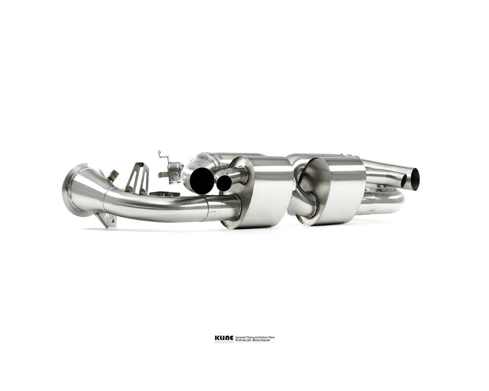 Kline Innovation Stainless Steel Race Pipe Set Porsche 992 Turbo