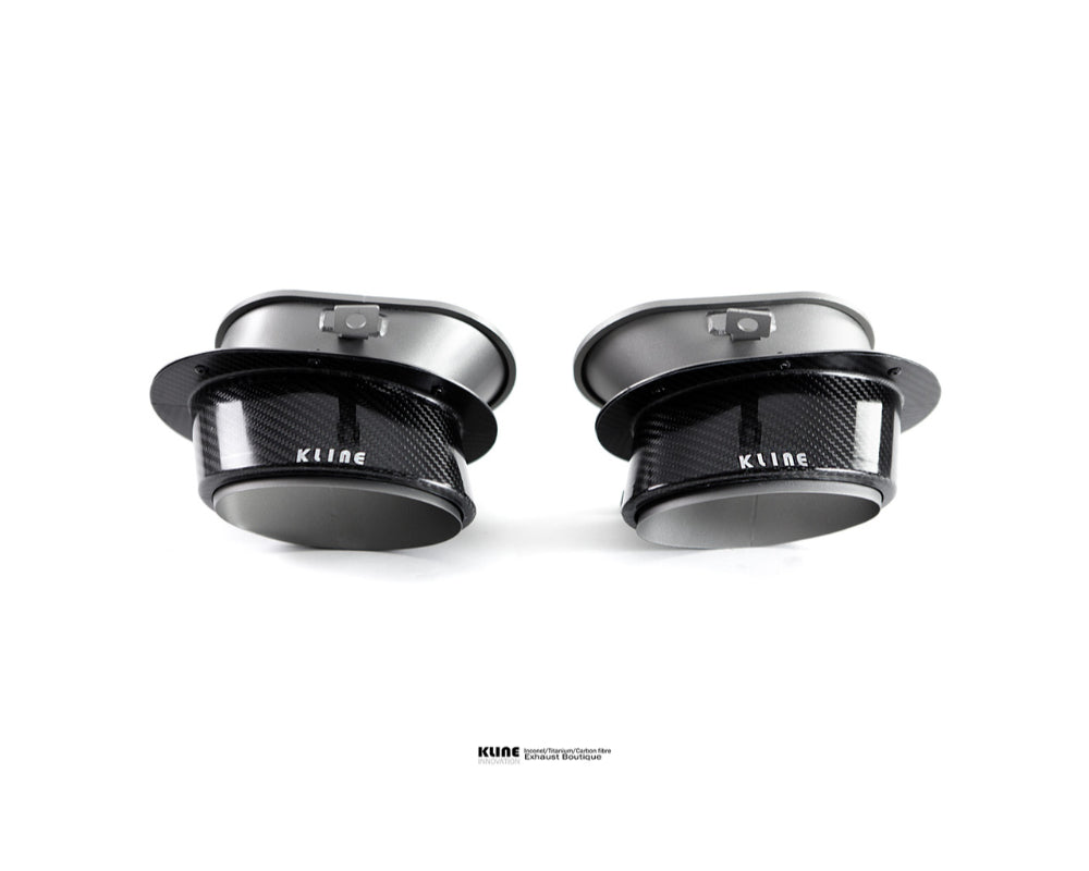 Kline Innovation Carbon Fiber Tips Porsche 992 Carrera