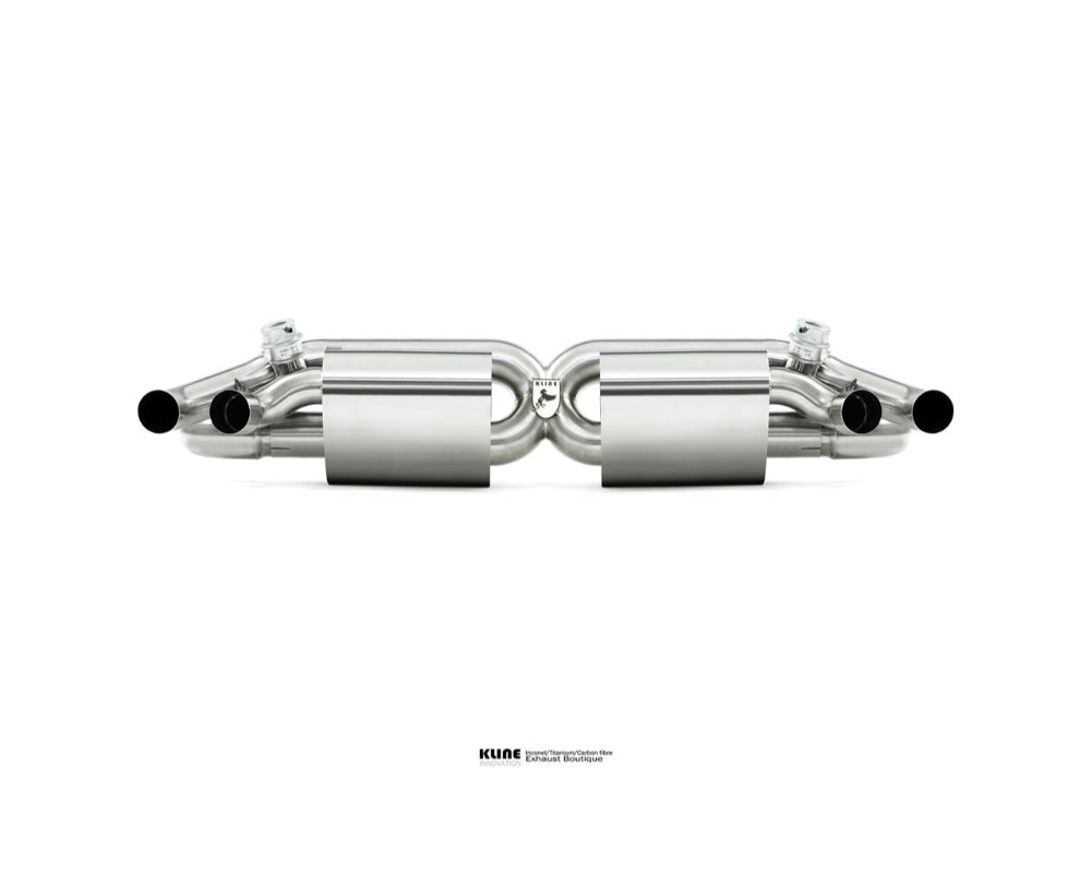 Kline Innovation Valvetronic Silencer Section Side Quad Exit Porsche 991.2 Carrera