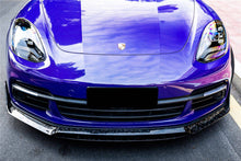 Load image into Gallery viewer, 2017-2023 Porsche Panamera 971 4S &amp; 4 &amp; GTS OD Style DRY Carbon Fiber Front Lip - Carbonado