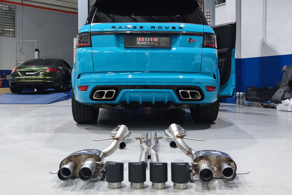 QuickSilver Range Rover Sport SVR Sport Exhaust with Sound Architect 2018-2022