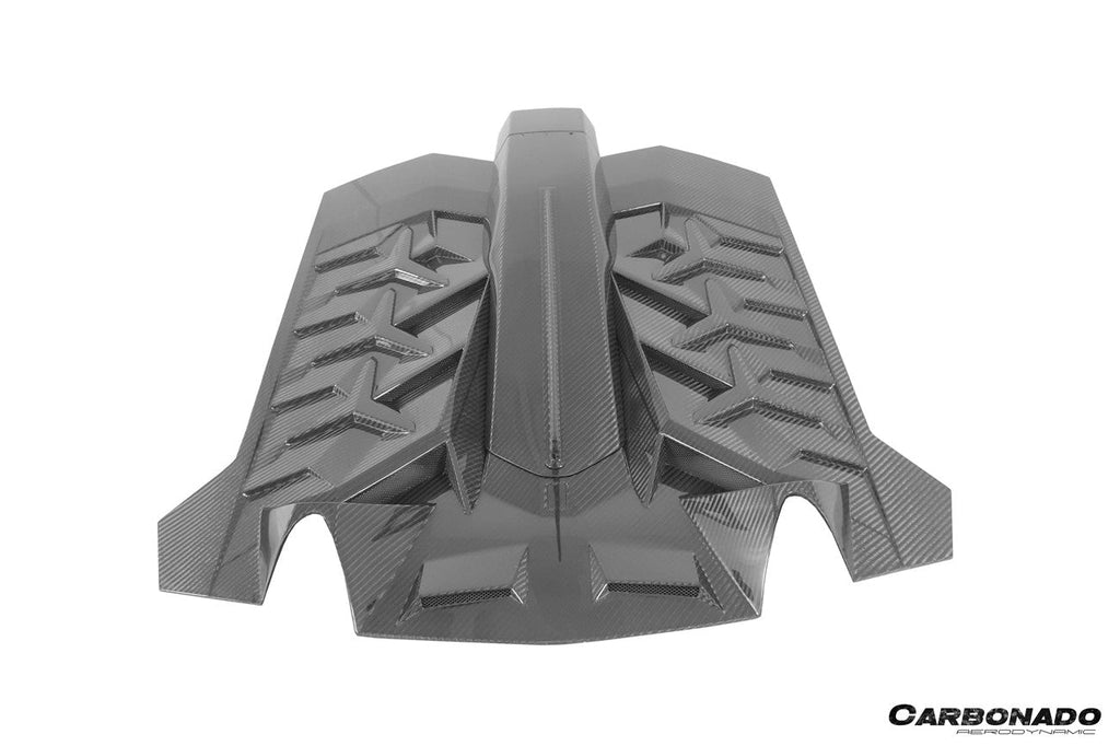 2011-2021 Lamborghini Aventador LP700 LP720 LP750 LP740 Coupe CA Style Carbon Fiber Engine Hood And Wing