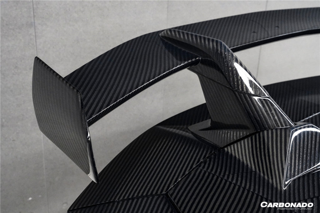 2011-2021 Lamborghini Aventador LP700 LP720 LP750 LP740 Coupe CA Style Carbon Fiber Engine Hood And Wing