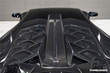 Load image into Gallery viewer, 2011-2021 Lamborghini Aventador LP700 LP720 LP750 LP740 Coupe CA Style Carbon Fiber Engine Hood And Wing