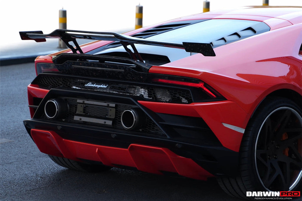 2019-2023 Lamborghini Huracan EVO OD Style Dry Carbon Trunk Spoiler Wing