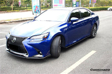 Load image into Gallery viewer, 2015-2020 Lexus GS &amp; GSF AM Style Carbon Fiber Side Skirts - Carbonado